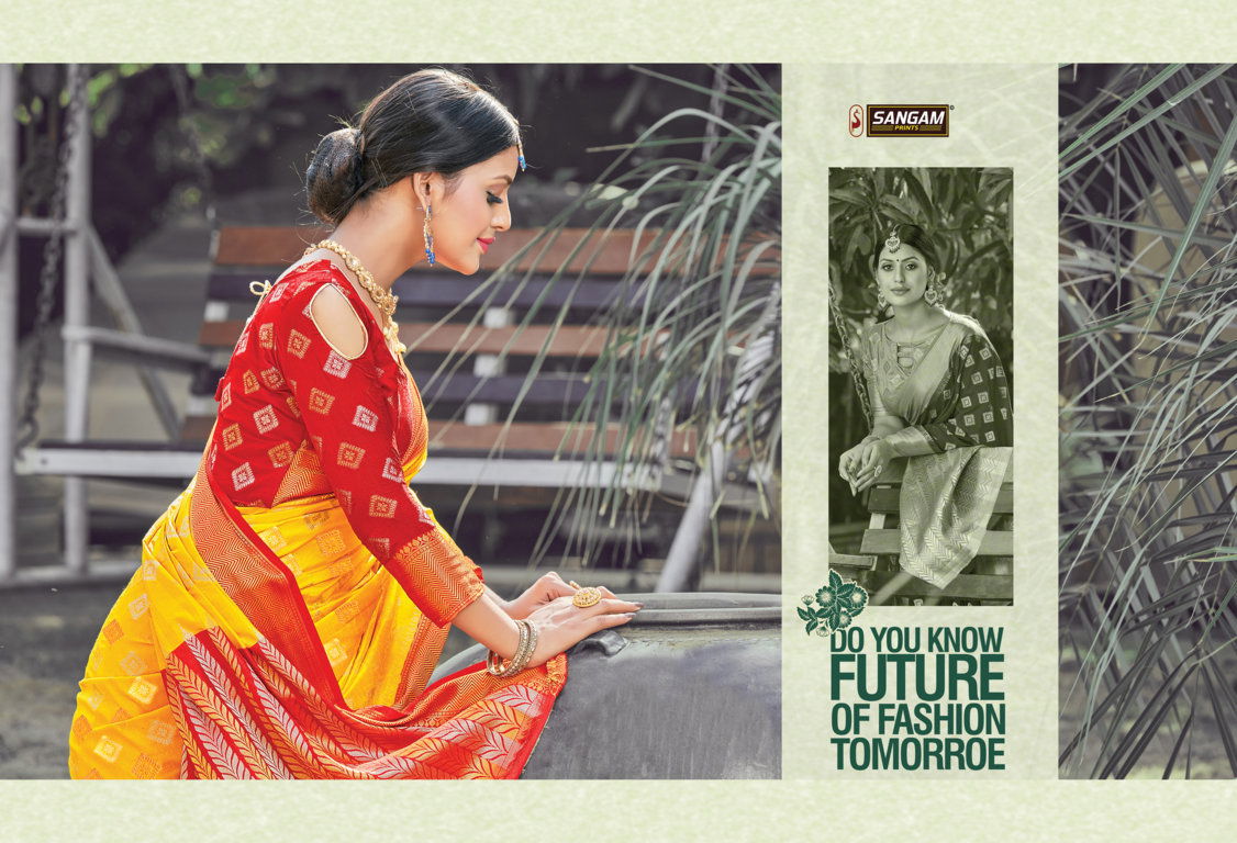 Sangam Asadhya Latest Fancy Designer  Festive Wear Pure Soft Silk Sarees Collection